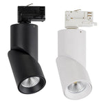 Three Circuit LED Track Light CCT 12w Rotatable Black/White Havit Commercial - HCP-10X2201