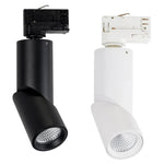 Three Circuit LED Track Light CCT 7w Rotatable Black/White Havit Commercial - HCP-10X2101