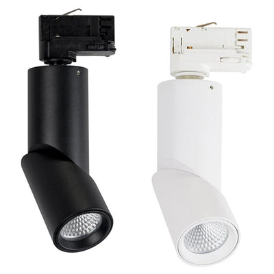 Three Circuit LED Track Light CCT 7w Rotatable Black/White Havit Commercial - HCP-10X2101