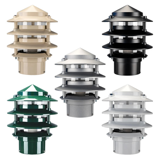 DOMUS Three Tier Bollard Garden Light IP44 1500