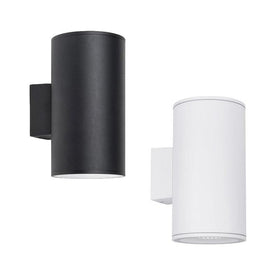 Up and Down LED Wall Light 2Lt 8w/12w/15w Tri-Colour in Black or White Havit Commercial