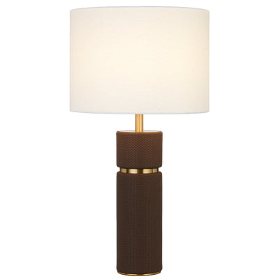 Valda Table Lamp — Brown