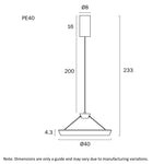 Vantel 40Cm Pendant Light