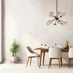 VARLIN 12 LIGHT PENDANT — lifestyle