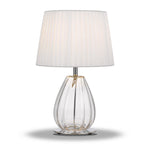 Veana Table Lamp 1Lt in Antique Gold/Black or Chrome/Iv