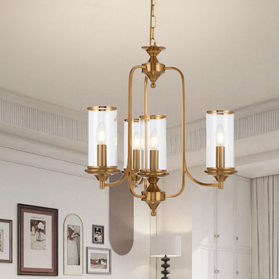Velden 4 Light Pendant Copper - VELDEN PE04-CP — lifestyle