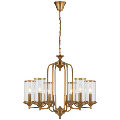 Velden 6 Light Pendant Copper - VELDEN PE06-CP