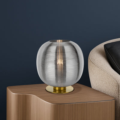 Viken Table Lamp Chrome, Gold, Opal Matt VIKEN TL — lifestyle