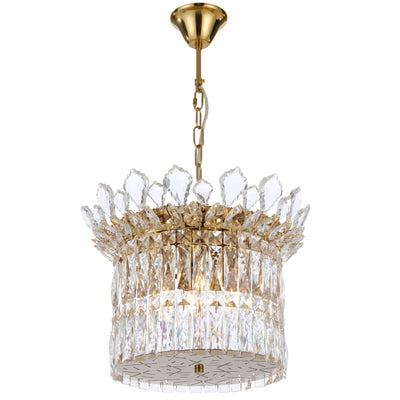 Virell 6 Light Pendant — Gold