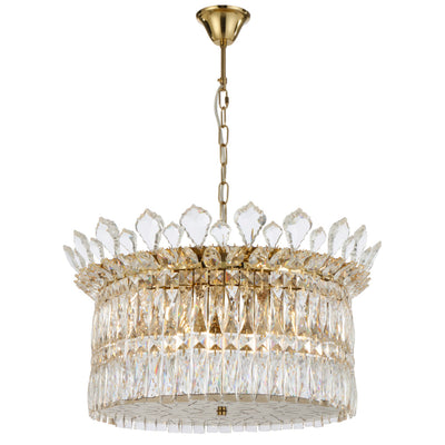 Virell 9 Light Pendant — Gold
