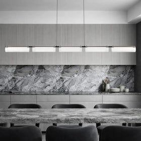 Voluto Linear Pendant Light — lifestyle