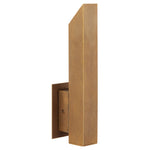 Vostel Single Exterior Wall Light — Natural Brass