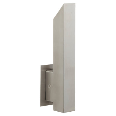 Vostel Single Exterior Wall Light — Stainless Steel