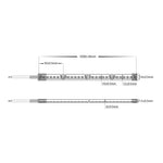 Viper 9.6w per metre 5m Haviflex LED Strip Kit - IP67 complete with Dimmable LED driver