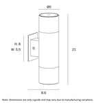 Walsh Twin Exterior Wall Light
