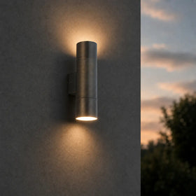 Walsh Twin Exterior Wall Light — lifestyle