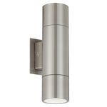 Walsh Twin Exterior Wall Light — Stainless Steel