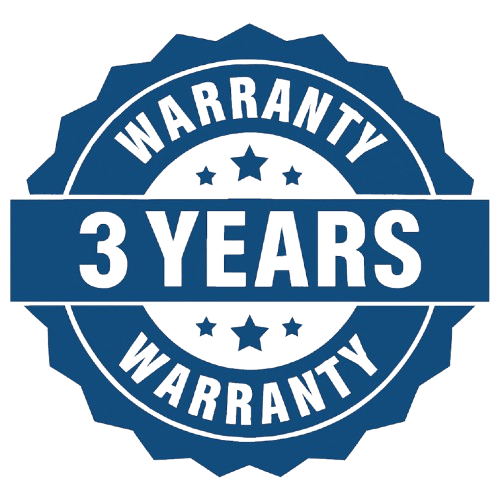 3 Years Warranty