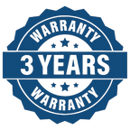 3 Years Warranty