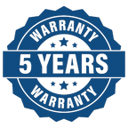 5 Years Warranty