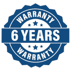 6 Years Warranty