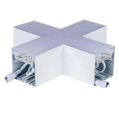 White 20w X-Shape TRI Colour Proline Connector Havit Commercial - HCP-60300X-X