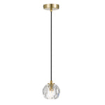 Zaha LED Pendant Light 1Lt w/ Crystal Glass