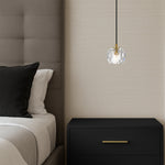 Zaha LED Pendant Light 1Lt w/ Crystal Glass — lifestyle