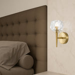 LED Wall Light 1Lt w/ Crystal Glass — lifestyle