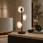 Zecca Table Lamp Black & Frost ZECCA TL3-BKFR Telbix Lightin — lifestyle