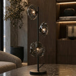 Zecca Table Lamp Black & Frost ZECCA TL3-BKFR Telbix Li — lifestyle