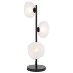 Zecca Table Lamp Black & Frost ZECCA TL3-BKFR Telbix Li
