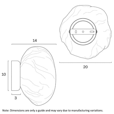 Zecca Indoor Wall Light 1Lt