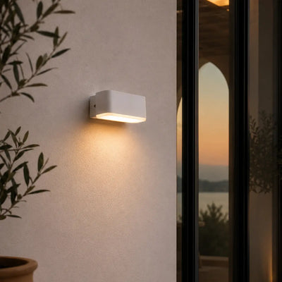 Ziron 10Cm Exterior Wall Light Small — lifestyle