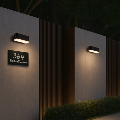 Ziron 10Cm Exterior Wall Light Small — lifestyle