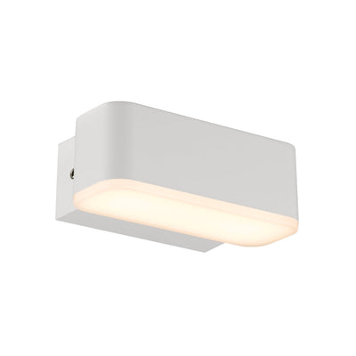 Ziron 10Cm Exterior Wall Light Small — White