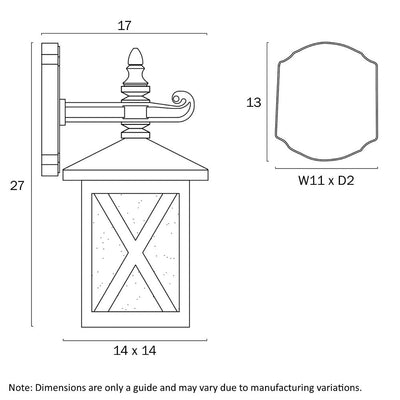 Eldon Outdoor Wall Light