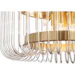 Collette 60cm 6 Light 1 Tier Chandelier Satin Brass