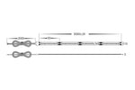 HV9761-IP54-608-CT - 14.4w IP54 24v DC CT COB Dotless LED Strip