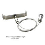 60mm x 80mm Silver Deep Square Up and Down Aluminium LED Profile