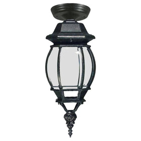 Flinders Small IP44 Outdoor Under Eave Antique Black