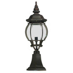 Flinders Medium IP44 Outdoor Pillar Mount Antique Bronze