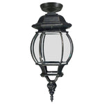 Flinders Medium IP44 Outdoor Under Eave Antique Black