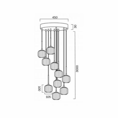 Bobo LED Pendant Light 10Lt