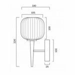 Bobo Indoor LED Wall Light 1Lt