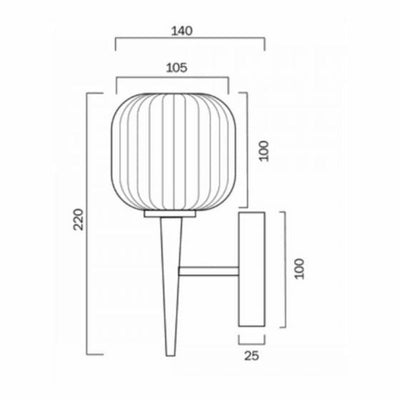 Bobo Indoor LED Wall Light 1Lt