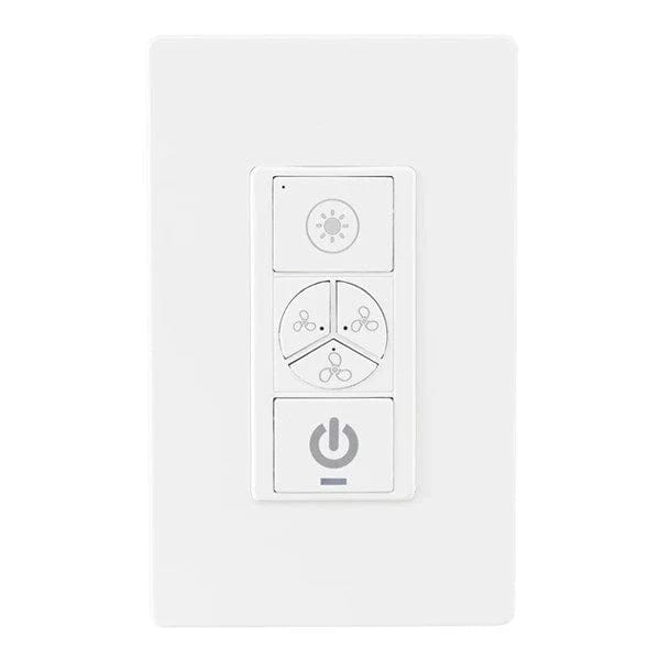 Brilliant Lighting Ceiling Fan Remote & Kit Smart WiFi AC Fan Wall Controller in White Lights-For-You 99888