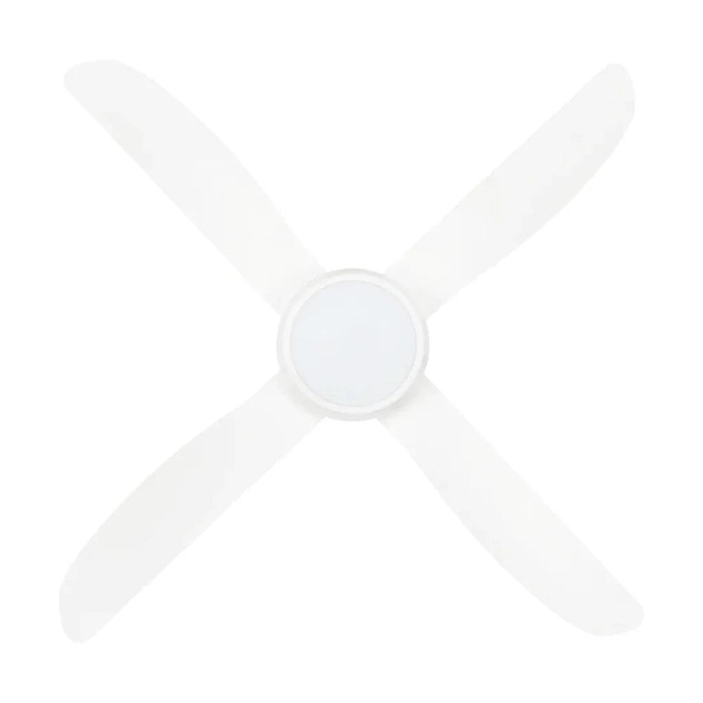 Brilliant Lighting Ceiling Fans 48" Vector II AC Ceiling Fan White, Black with Light 22291 Brilliant Lighting Lights-For-You