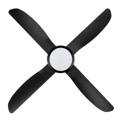 Brilliant Lighting Ceiling Fans 48" Vector II AC Ceiling Fan White, Black with Light 22291 Brilliant Lighting Lights-For-You