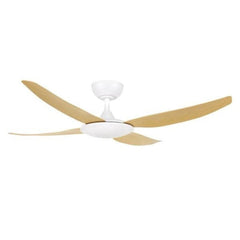 Brilliant Lighting Ceiling Fans 52″ (1320mm) Amari DC Ceiling Fan 4 Blades in White, Black, White/Oak Lights-For-You